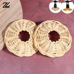 coaster tressé naturel rustique traditionnel abricot beige opacité maison salon cuisine