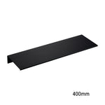 étagère murale aluminium blanc noir moderne minimaliste vis bouchons protection 30cm 40cm 50cm