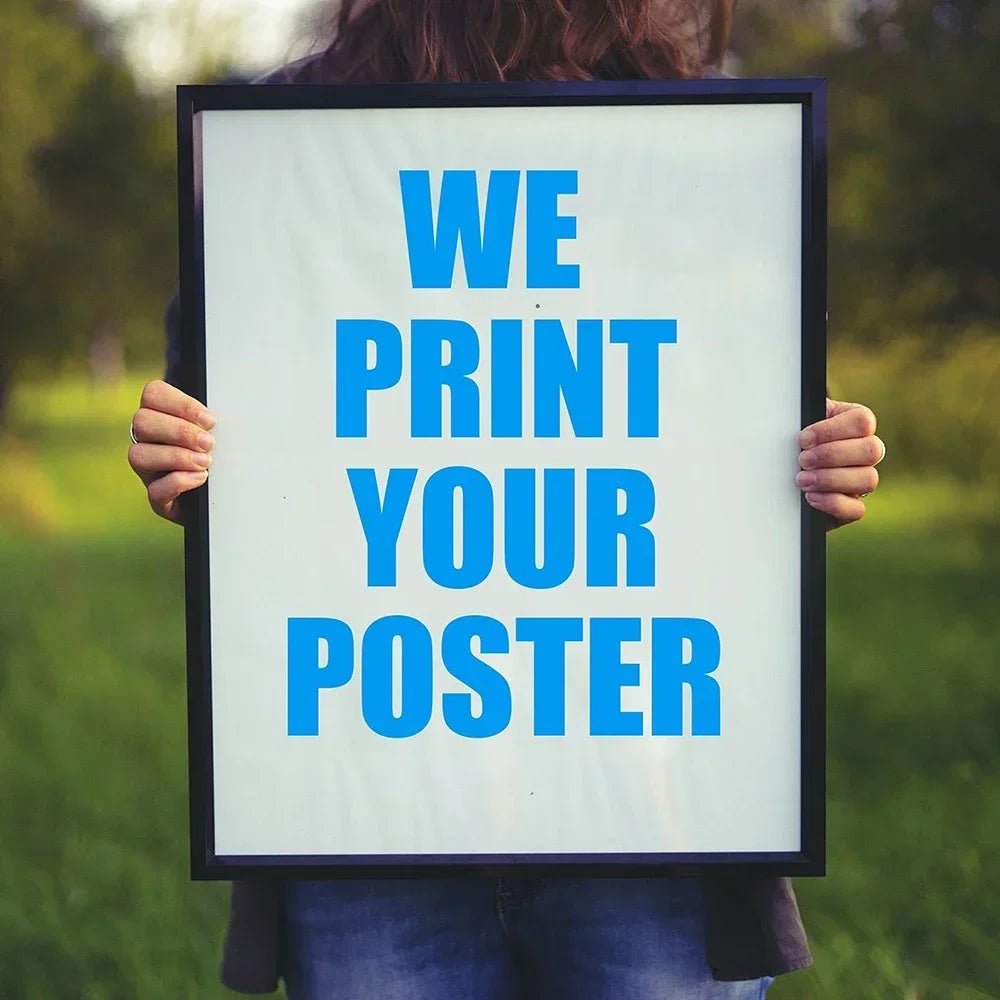 posters moderne sans cadre portraits abstraits décoration intérieur chambre salon enfants