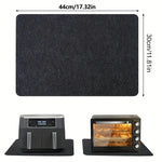 tapis protection moderne noir 44x30cm polyester adhésif isolation thermique résistant chaleur