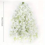 guirlande fleurs artificielles multicolore moderne extérieur mariage noël maison festive