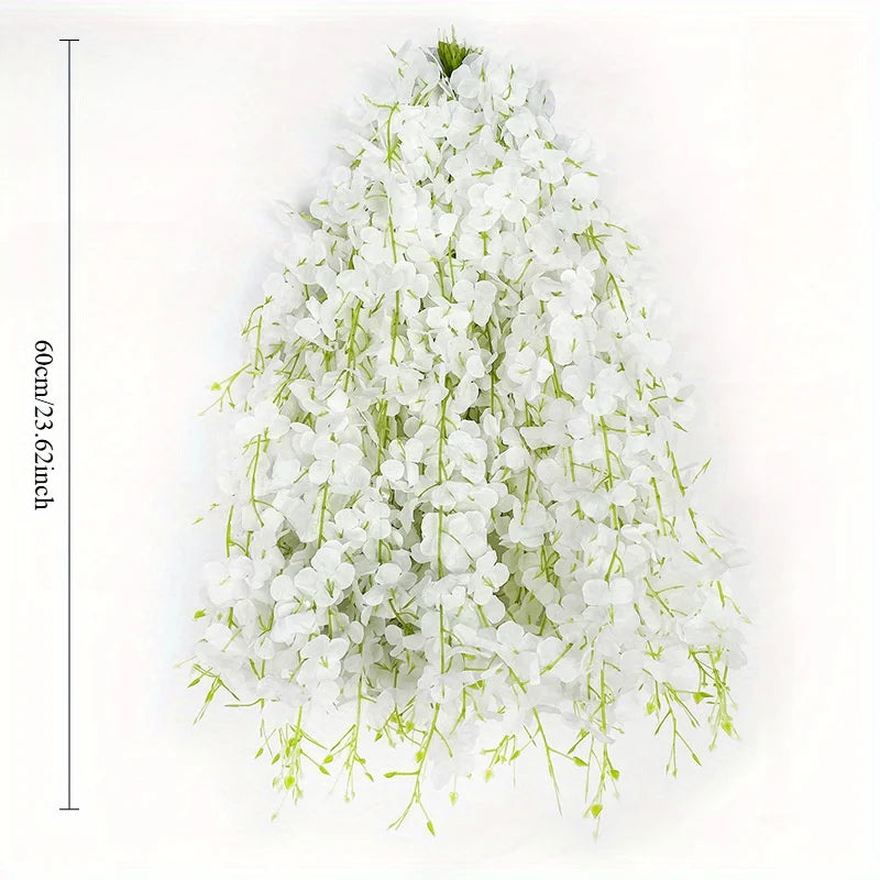 guirlande fleurs artificielles multicolore moderne extérieur mariage noël maison festive