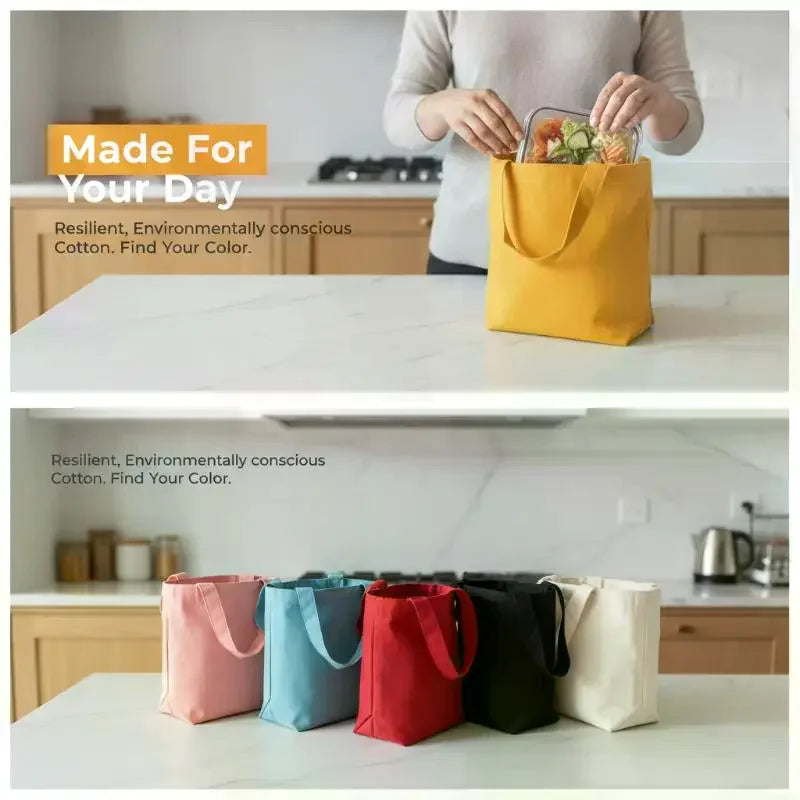 sac main uni moderne poignées jaune rose bleu rouge noir blanc nylon