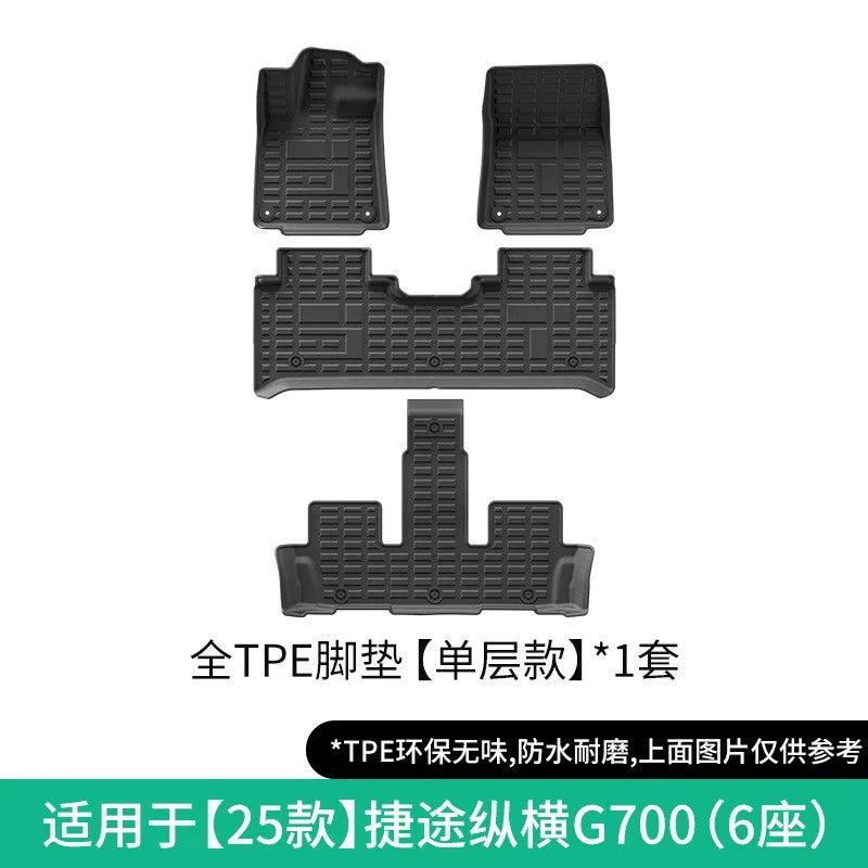 tapis sol voiture noir rayures horizontales verticales moderne imperméable fibre synthétique