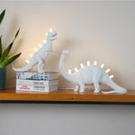 lampes table dinosaure brontosaurus rex led modernes résine filaments intégrés éclairage blanc