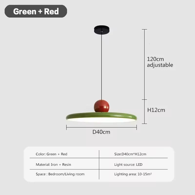 suspension lumineuse moderne vert rouge câble suspendu métal 90 260V 249 2000lm
