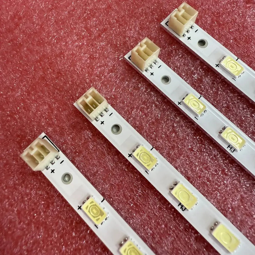ruban led blanc carrés jaunes moderne 40cm 40leds 20pcs connecteurs électriques