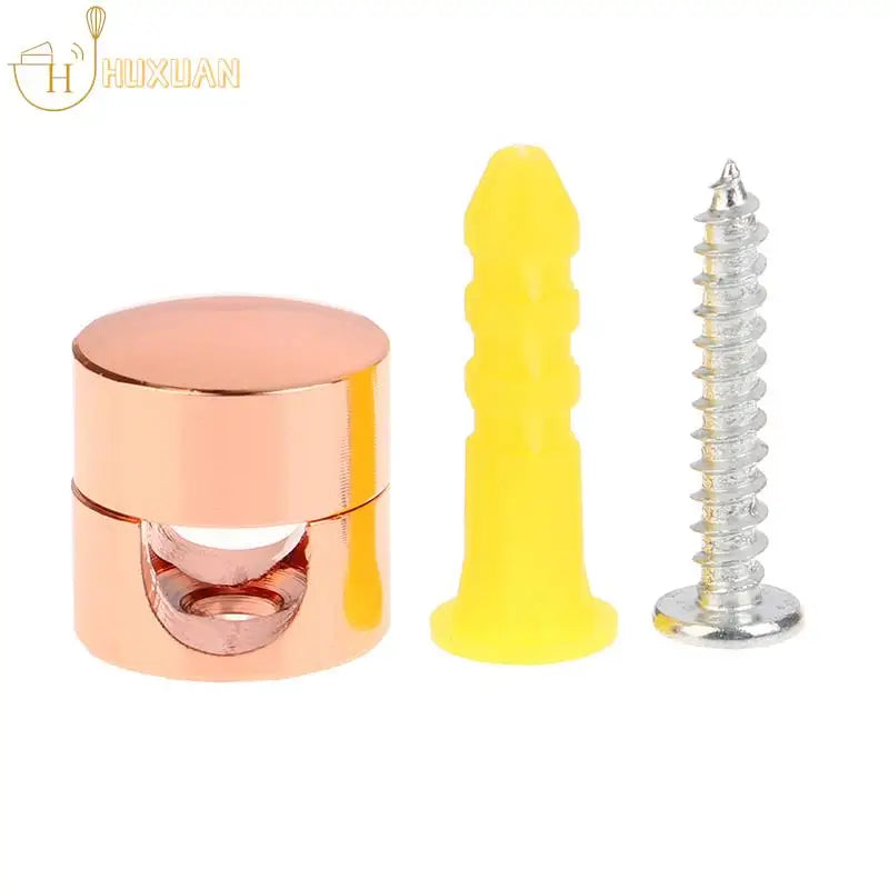 cache boulon vis fixation moderne noir cuivre doré argenté blanc lisses opaques