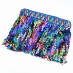 frange pailletée multicolore dentelle perlée élastiquée jupe élégante décoration vêtement textile maison DIY