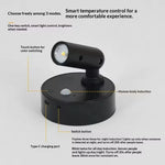Spot lumineux led noir blanc rechargeable usb adhésif tactile couleur infrarouge moderne minimaliste