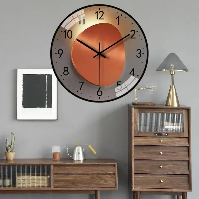 Horloge murale colorée en multicolore pour décoration d'intérieur