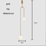 suspension lumineuse moderne sphères translucides structure métallique vis doré noir blanc