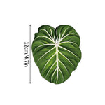 coasters feuilles tropicales vert blanc rose antidérapants moderne protége comptoir cuisine