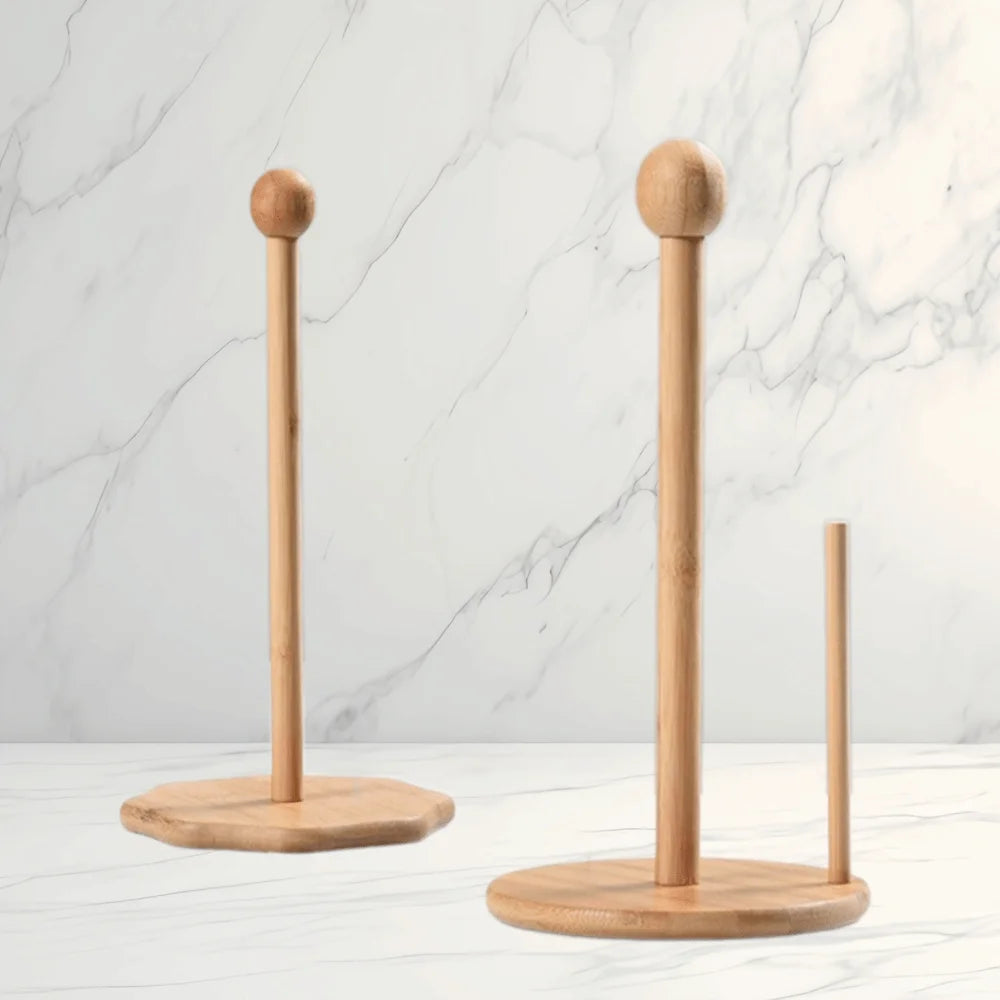 porte serviettes réutilisable bambou minimaliste moderne support circulaire rangement serviettes utilisation multiple fixations invisibles