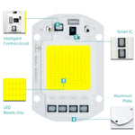 plaque led grow light croissance plante intérieur interrupteur connecteur électrique aluminium