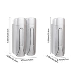 distributeur savon main blanc moderne adhésif minimaliste liquide salle bain poignée déclenchement