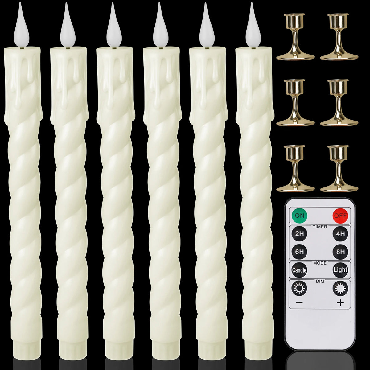 décoration intérieure moderne bougies led sans flamme blanc opaques télécommande pièces base plate
