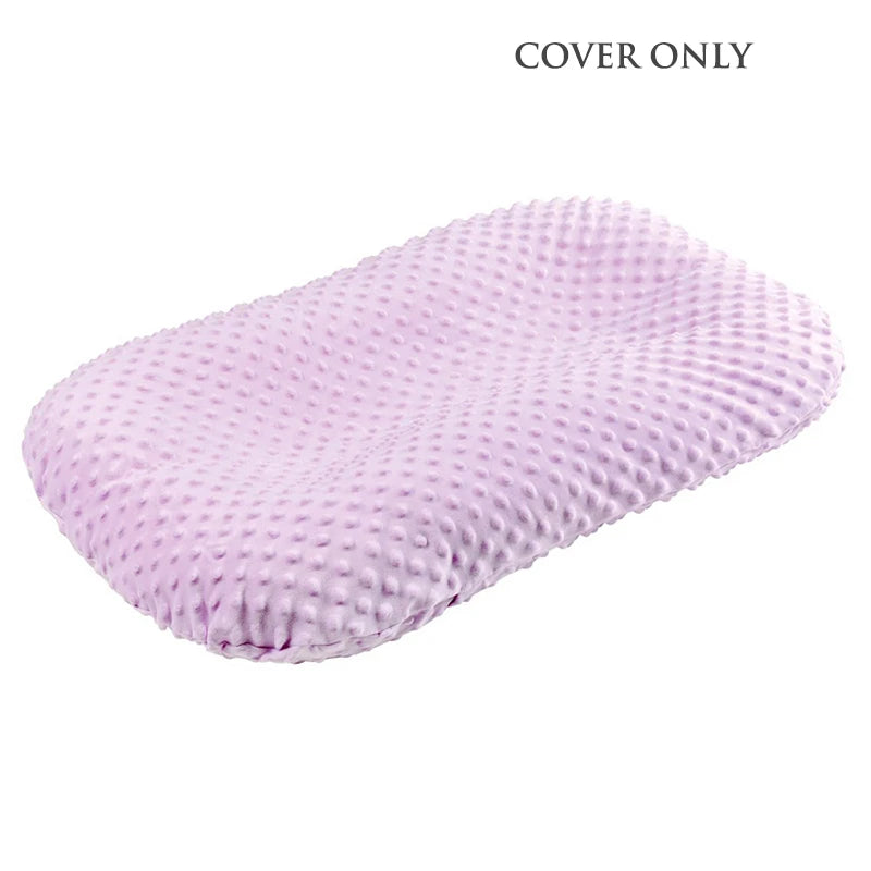 coussin bébé gris bleu clair texturé ultra doux confortable hiver été printemps automne polyestère