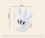 support mural décoratif main mickey blanc ventouse brosses dents chargeurs accessoires bain