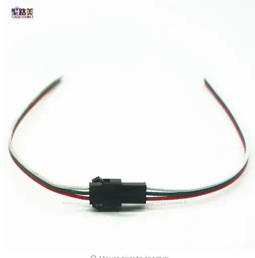 câbles électriques connecteurs jst sm broches tension 24v noir rouge bleu vert blanc
