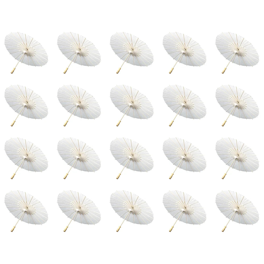 parapluie traditionnel blanc sans motif opacité vintage poignée bois résistant soleil