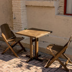 table pliante bois moderne minimaliste scandinave rétro nostalgie salon balconDecoration maison