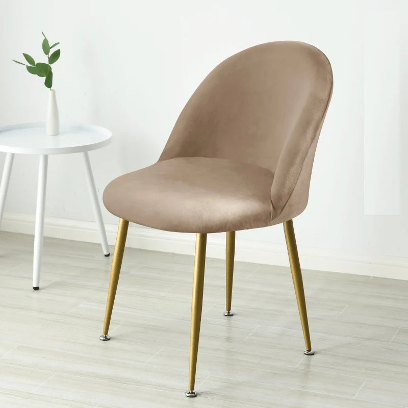 housses chaise velours moderne gris rose vert beige bleu élasthanne polyester