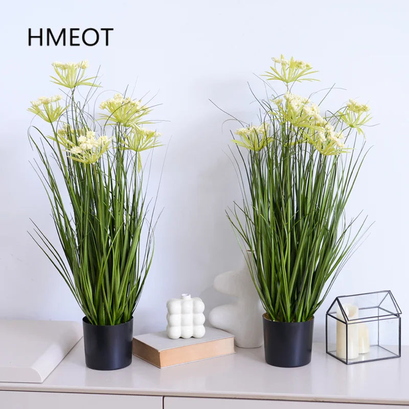plantes artificielles vertes blanches pot moderne extérieures intérieures decoration maison 123cm 73cm 90cm