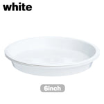 assiettes plantes noires rouges blanches modernes 10 cm