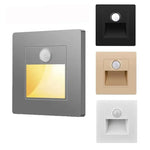 lampe led capteur mouvement noir blanc moderne minimaliste induction lumière chambre coucher