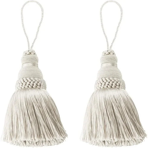 pompon porte couleur beige noir marron gris rose bohème chic décoration maison textile polyester