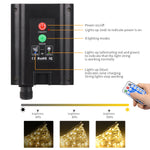 guirlande lumineuse solaire 50m or noir ip65 modes led facile installationextérieur moderne fonctionnel