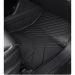 tapis sol voiture changan uni noir rayures diagonales motifs géométriques moderne imperméable antidérapant toutes