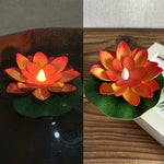 fleurs lotus flottantes artificielles multicolores décoration intérieure piscine réservoir anniversaire fête