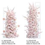 décoration mariage arbre artificiel rose clair fleurs modernes élégantes extérieurintérieur événement floral
