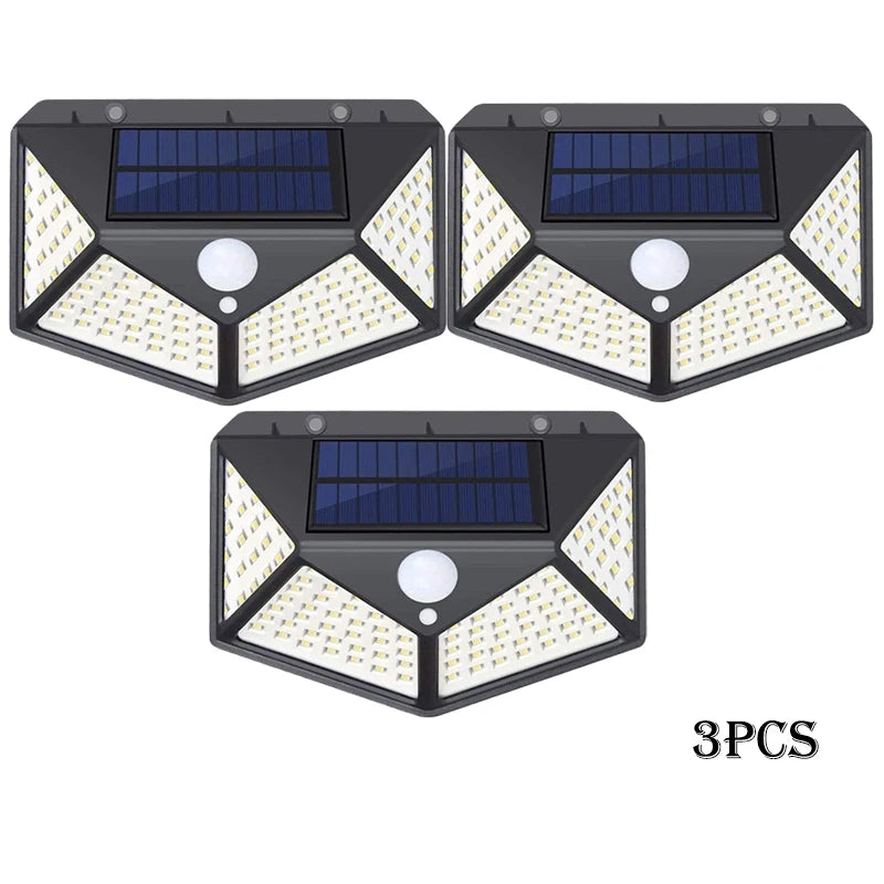 lampe murale solaire motion sensor led moderne extérieure ip65 garage jardin porte