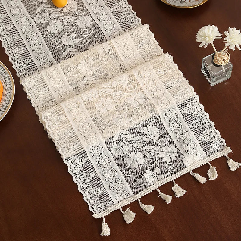 serviette table broderie florale blanc classique opacité table manger halloween noël action grâces