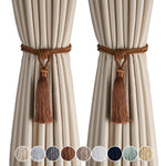corde rideaux pompon moderne élégant blanc doré argenté polyester facile utiliser decoration chambre