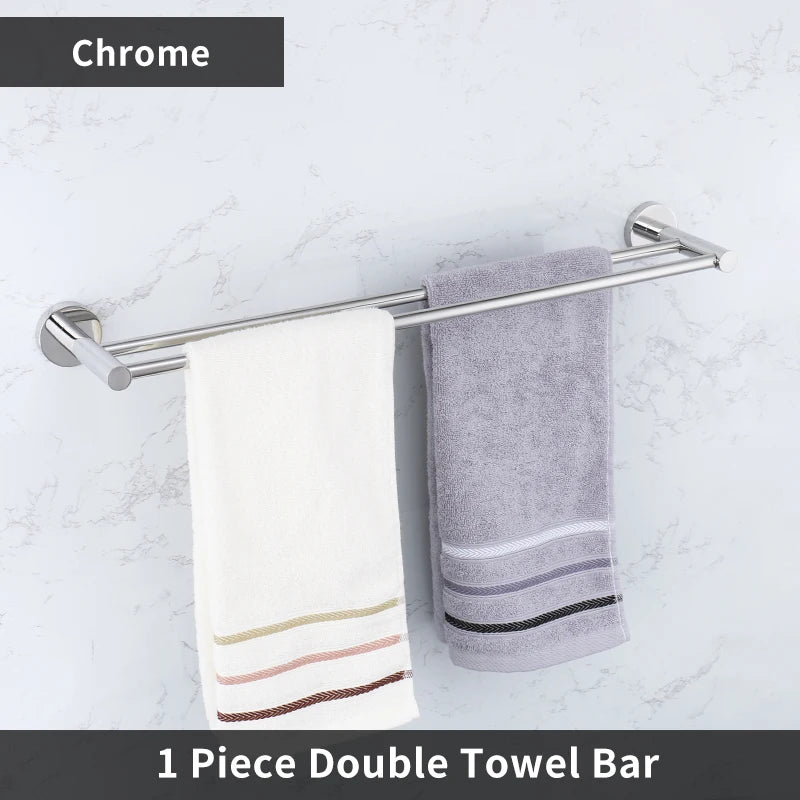 Accessoires salle bain chrome porte serviettes mural porte savon brosse wc porte serviette toilette
