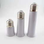 adaptateur ampoule E27 blanc flexible moderne 65mm 95mm 120mm adhésif métal certifié