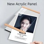 panneau acrylique transparent moderne clips cadre photo a4 a5 a6 horizontal vertical decoration intérieure