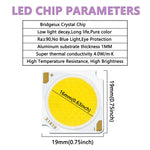 LEDCHIP 12W 18W 24W 30W 36W 42W Blanc Ra97 19x19mm Opalescent Moderne