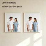 affiches personnalisables blanc texte minimaliste clips bulldog opaques salon décoration murale impressions toile