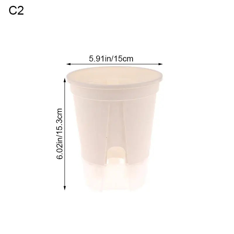 pots fleurs noirs blancs modernes couvercles perforés tailles diverses hydroponie jardinage