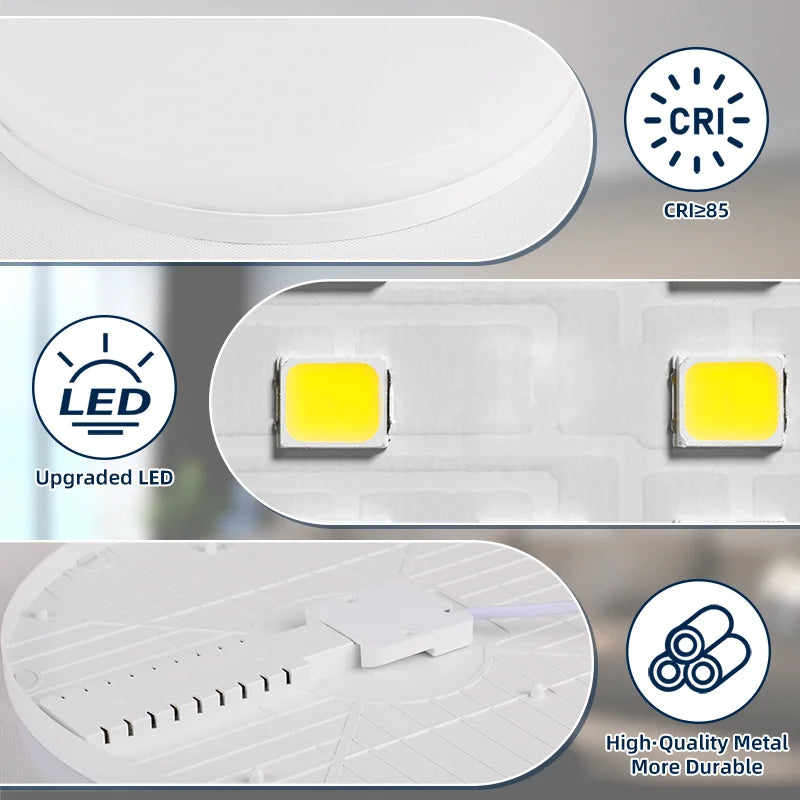 Lampe LED moderne haute luminosité blanc mat surface 2000 82000 lumens