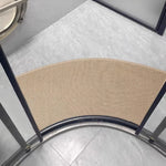 tapis bain antidérapant polyester absorbant rapide moderne beige gris intérieur porte salle bain cuisine
