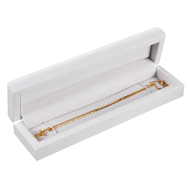 boîte rangement bijoux velours bois classique or noir blanc doré strass chaîne