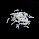 supports fixation ruban led transparent 8mm 10mm 12mm 16mm trou latéral pratique robuste étanche