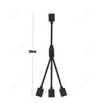 câble extension rgb led prise femelle broches blanc flexible moderne