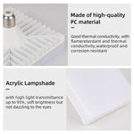 ampoule led blanc moderne e27 50000h 200082000lm garage salon économique
